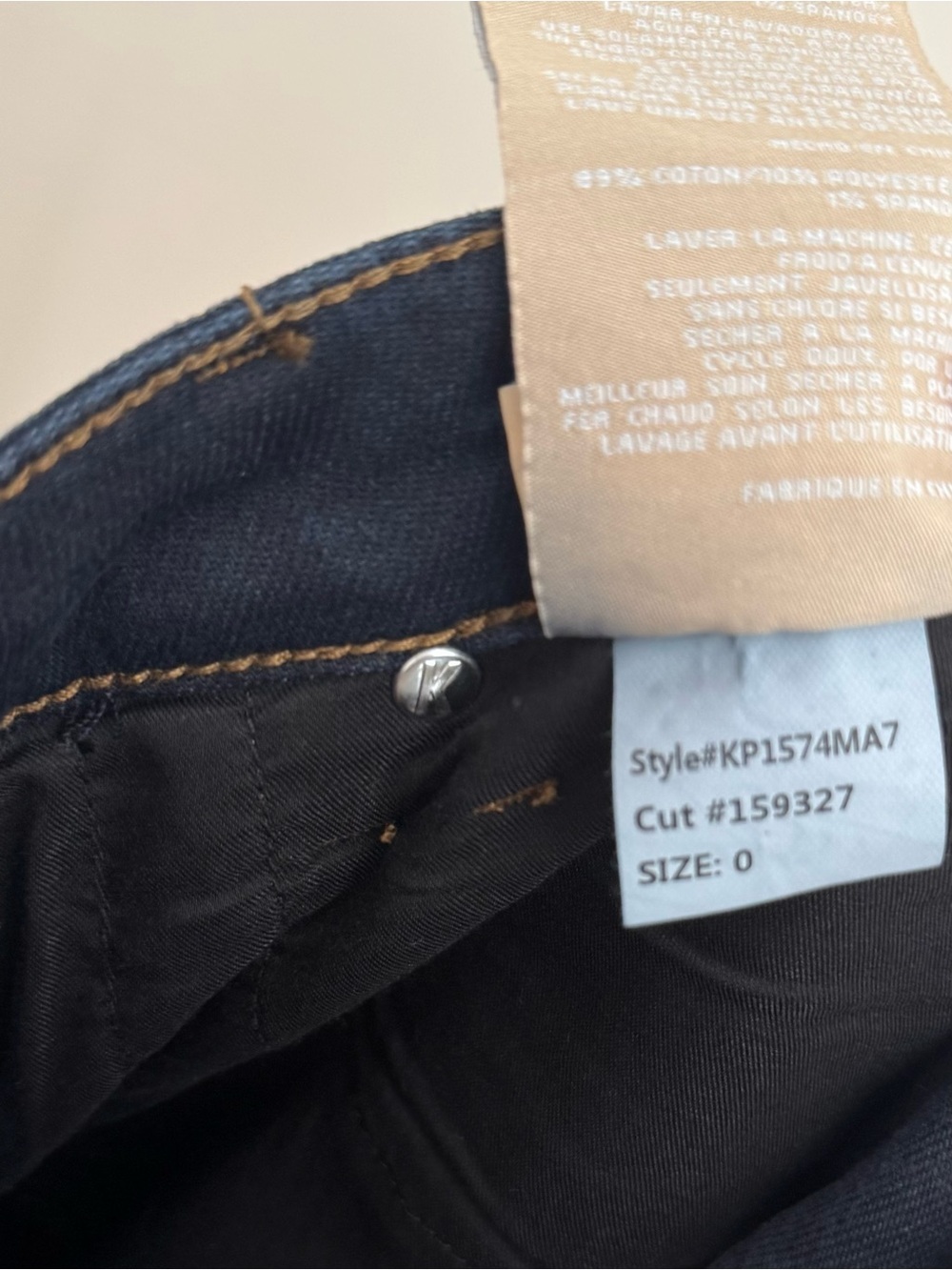 Kut From The Kloth Kelsey Fab Ab Ankle Flare High Rise Jeans Women’s Size 0 NWT - Picture 8 of 8